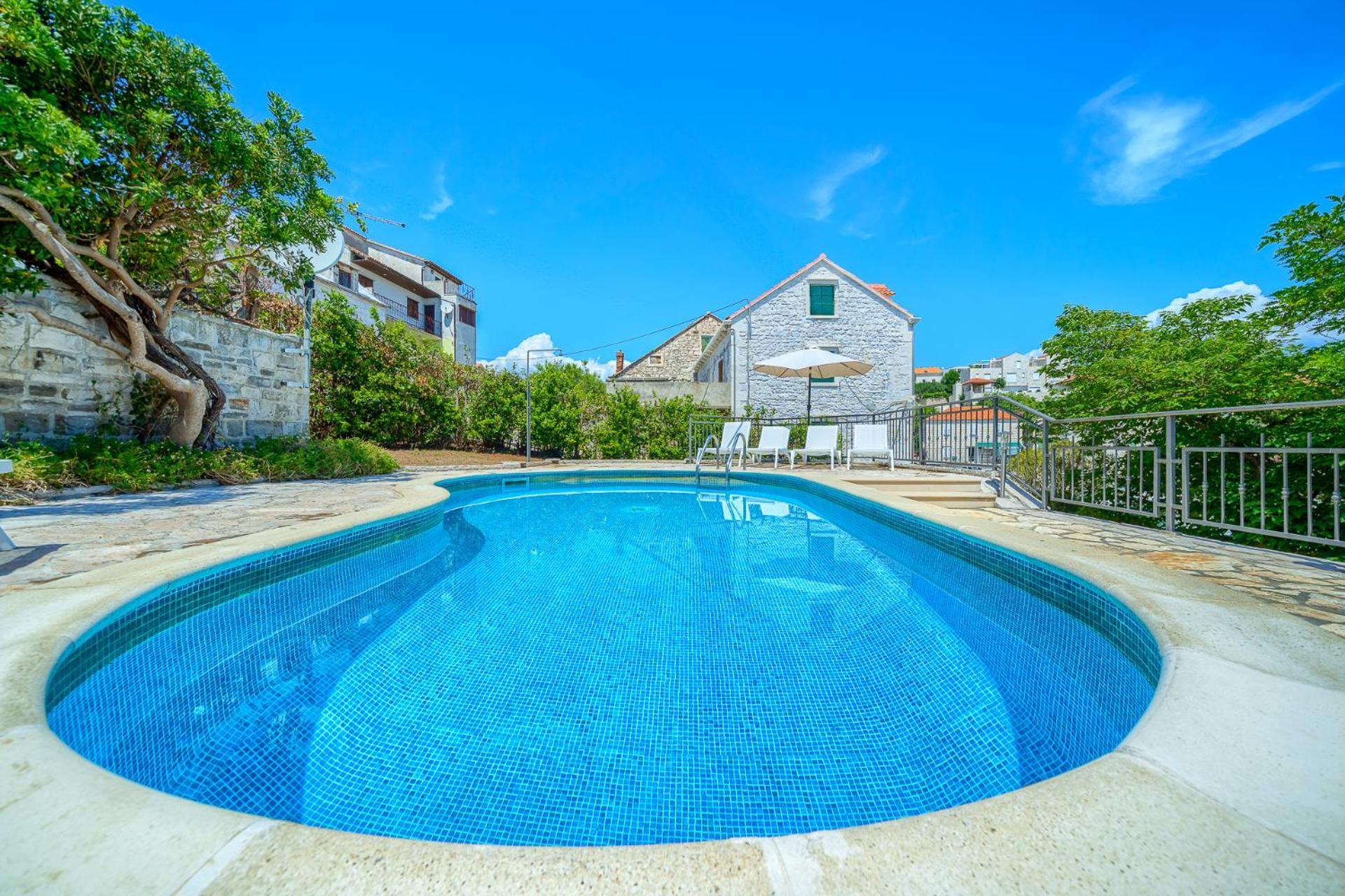 Villa Bonaca Perfect Location For A Holiday With Friends Or Family, Heated Pool Sumartin Exterior foto