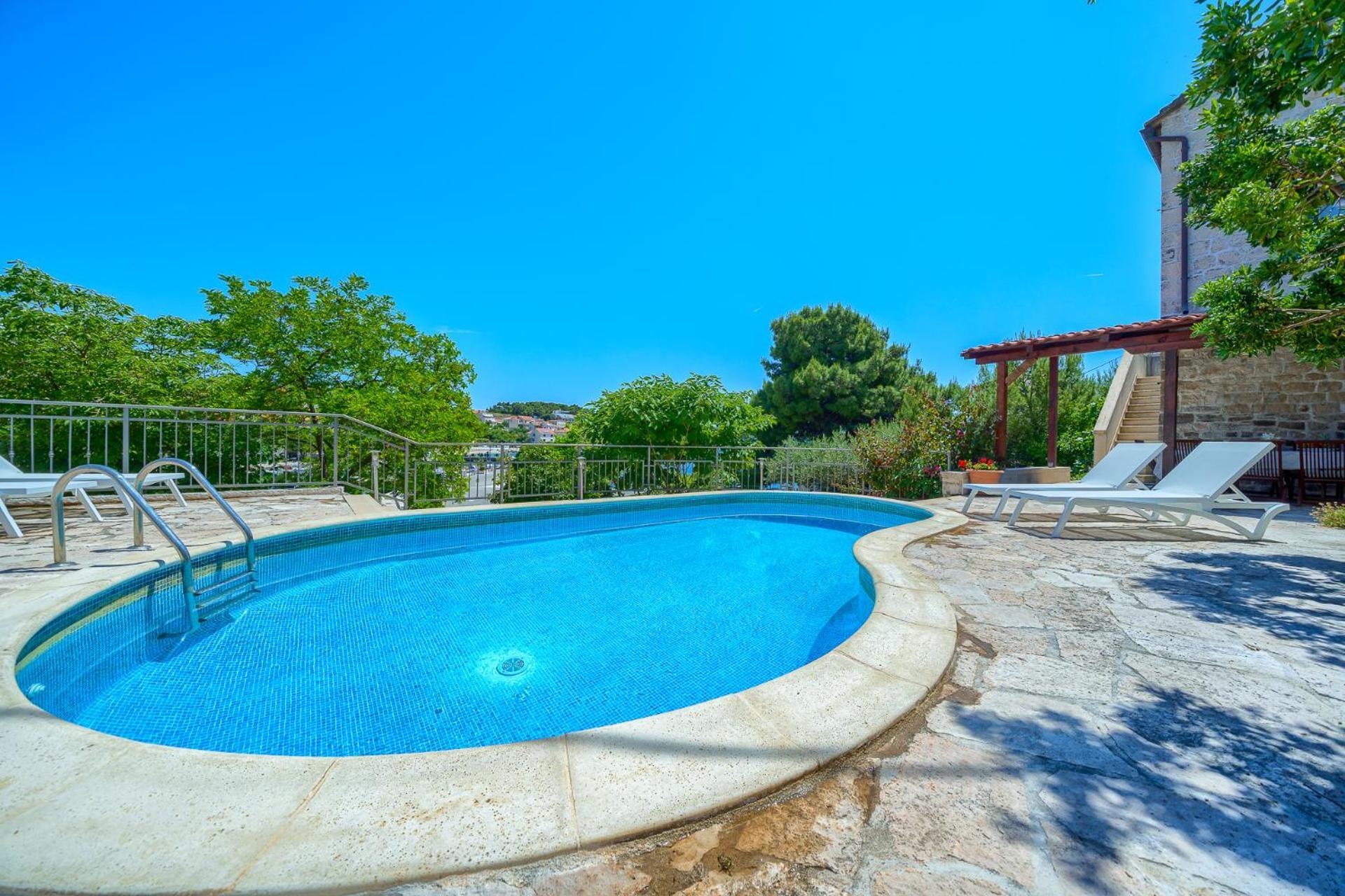 Villa Bonaca Perfect Location For A Holiday With Friends Or Family, Heated Pool Sumartin Exterior foto